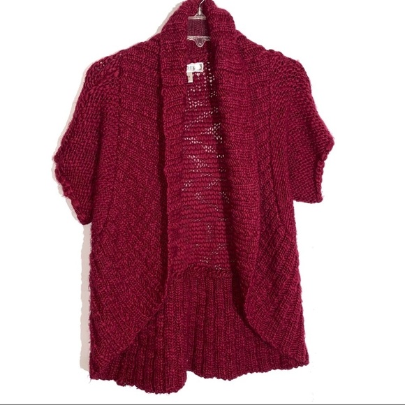 Decree Drape Front Cardigan Size Small - Picture 1 of 5